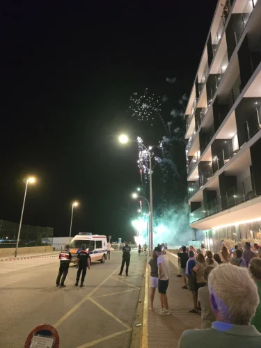 Het vuurwerk om middernacht (2025)